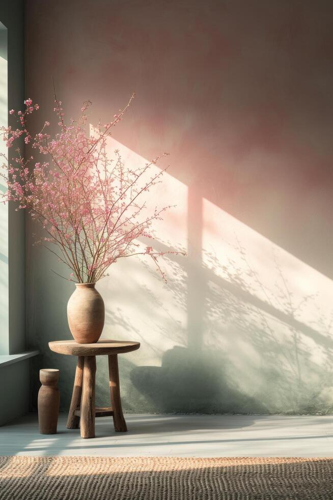 AI generated Pastel hues and soft gradients create an atmosphere of tender surrender photo