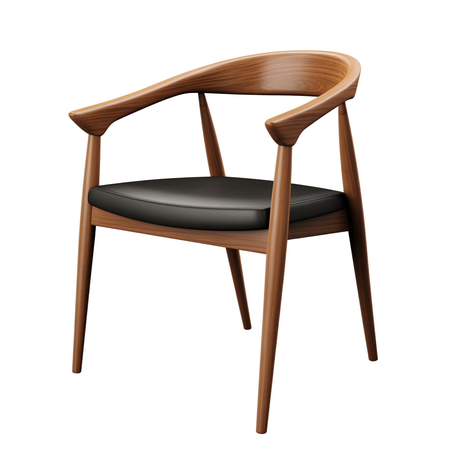 Ai generated chair scandinavian modern minimalist style transparent