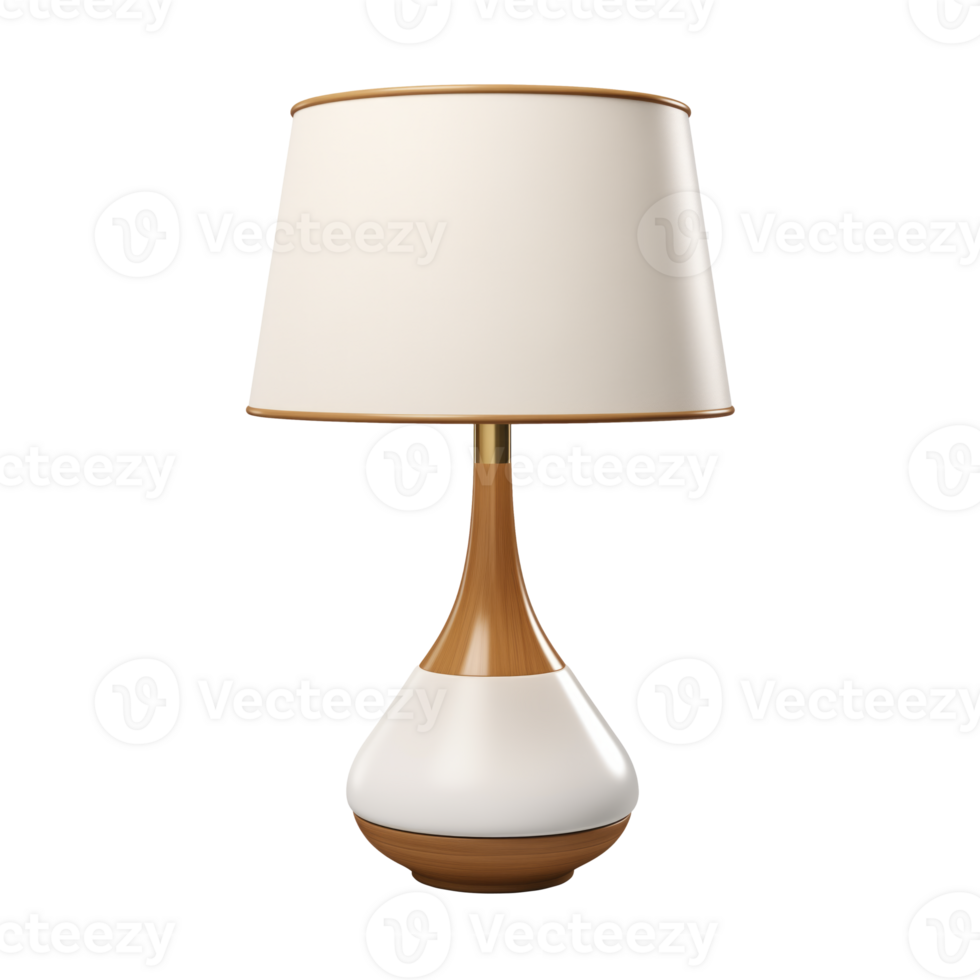 AI generated Lamp. Scandinavian modern minimalist style. Transparent background, isolated image. png