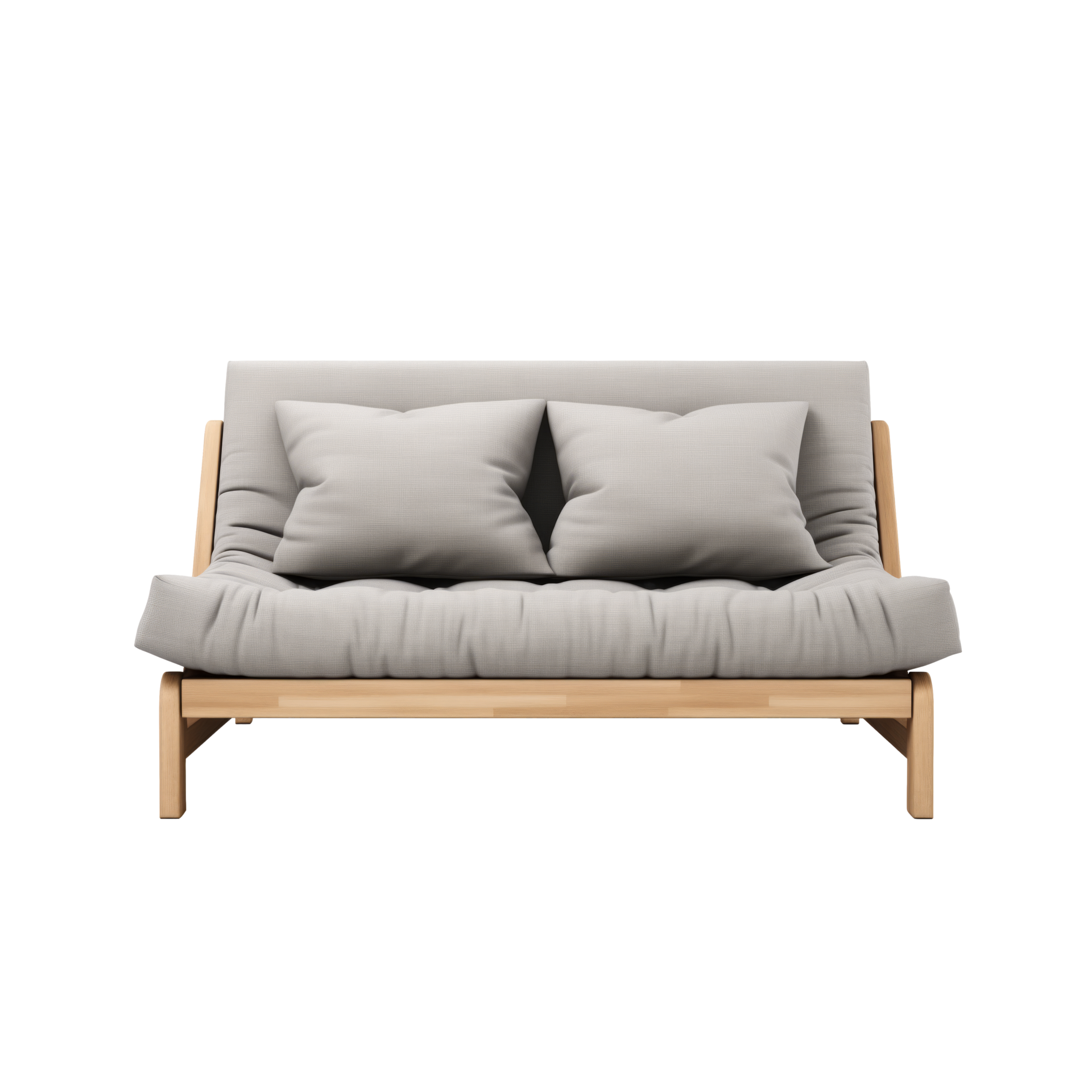 Ai generated futon scandinavian modern minimalist style transparent