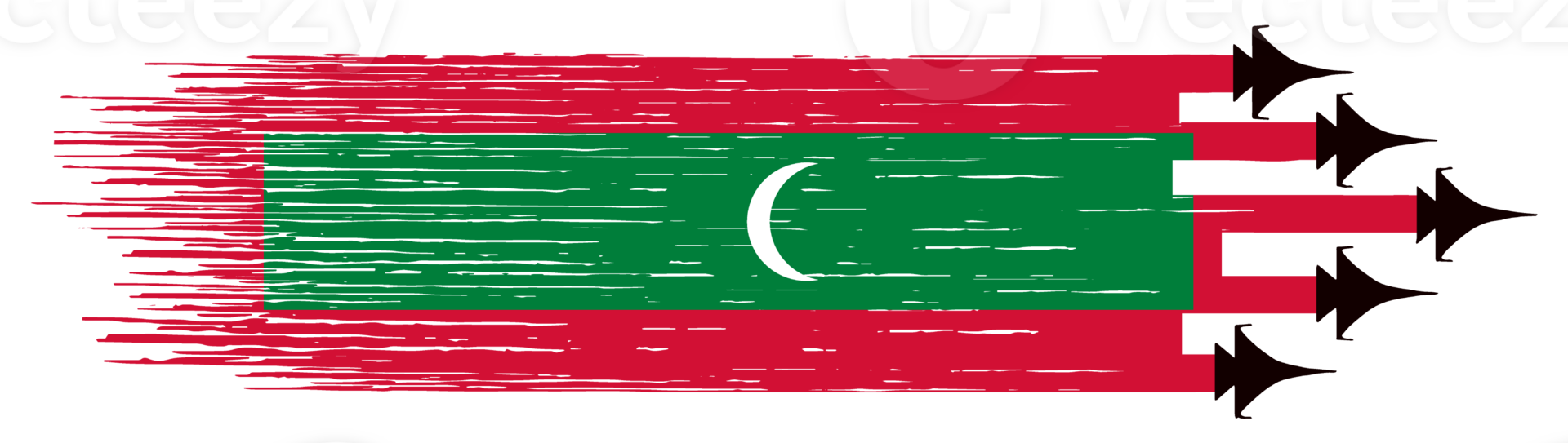 Maldivas bandera militar combatiente chorros png