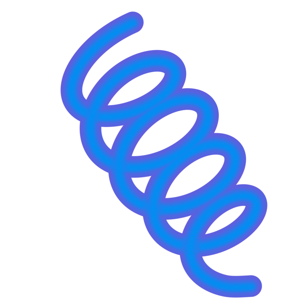 néon espiral em forma png