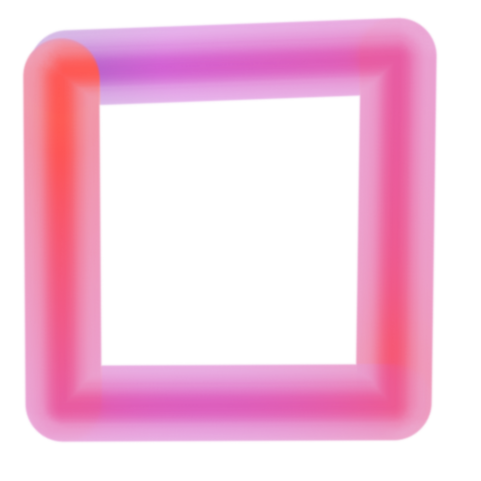 Neon rectangle illustration png
