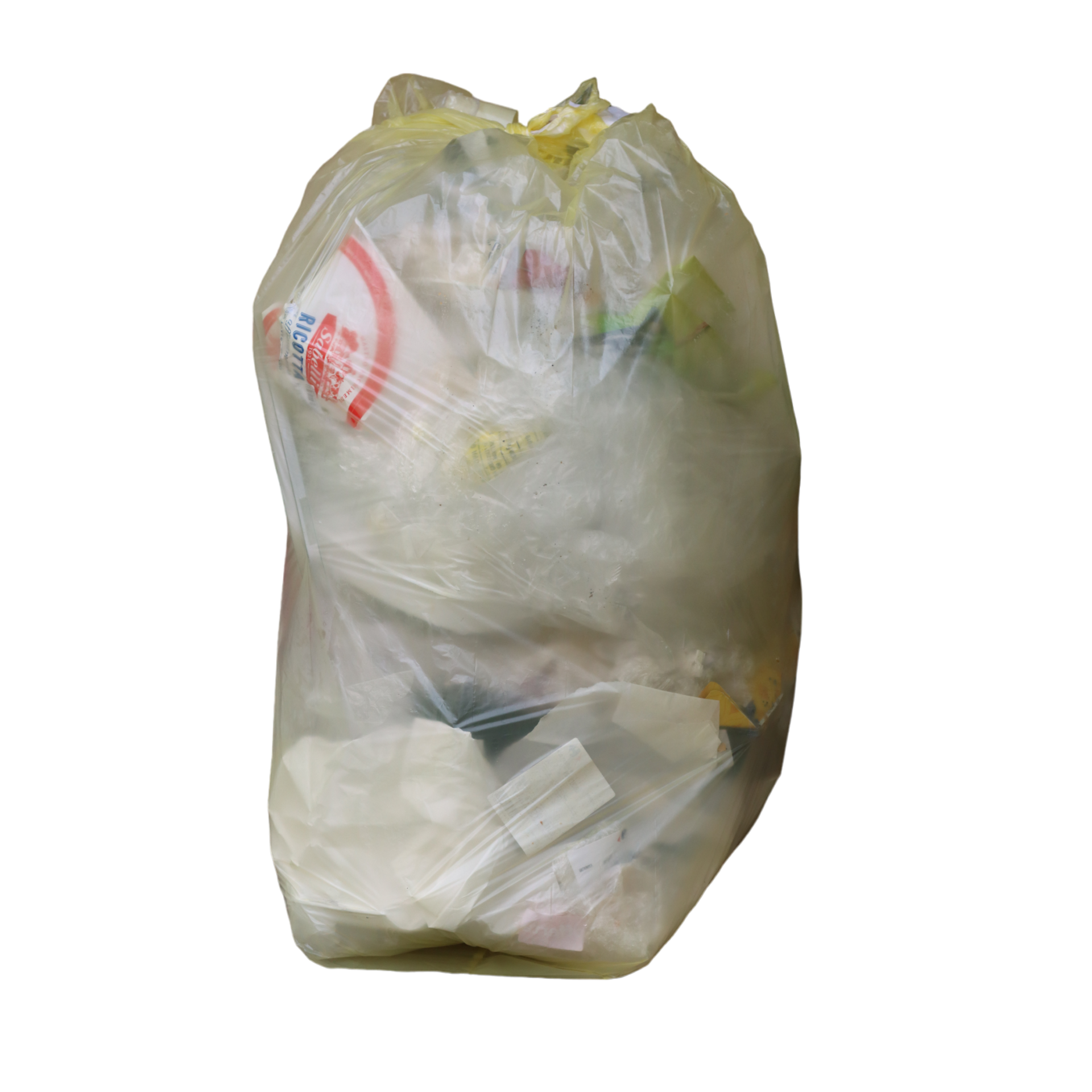 transparent plastic bag with food waste 38463820 PNG