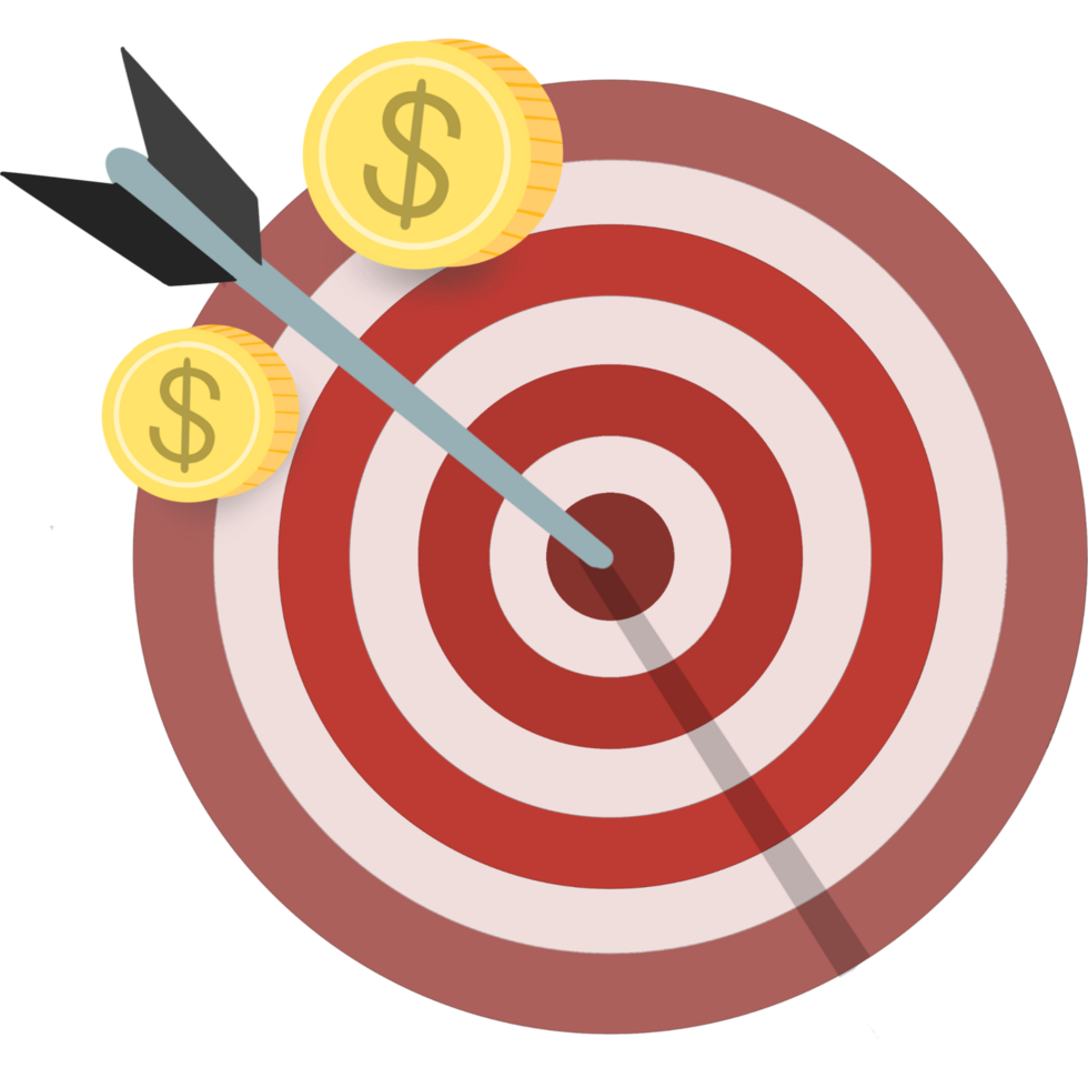 Target goal illustration png