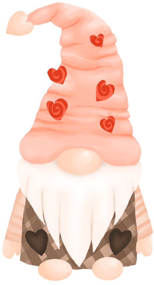 Valentine Braid mustache gnome png