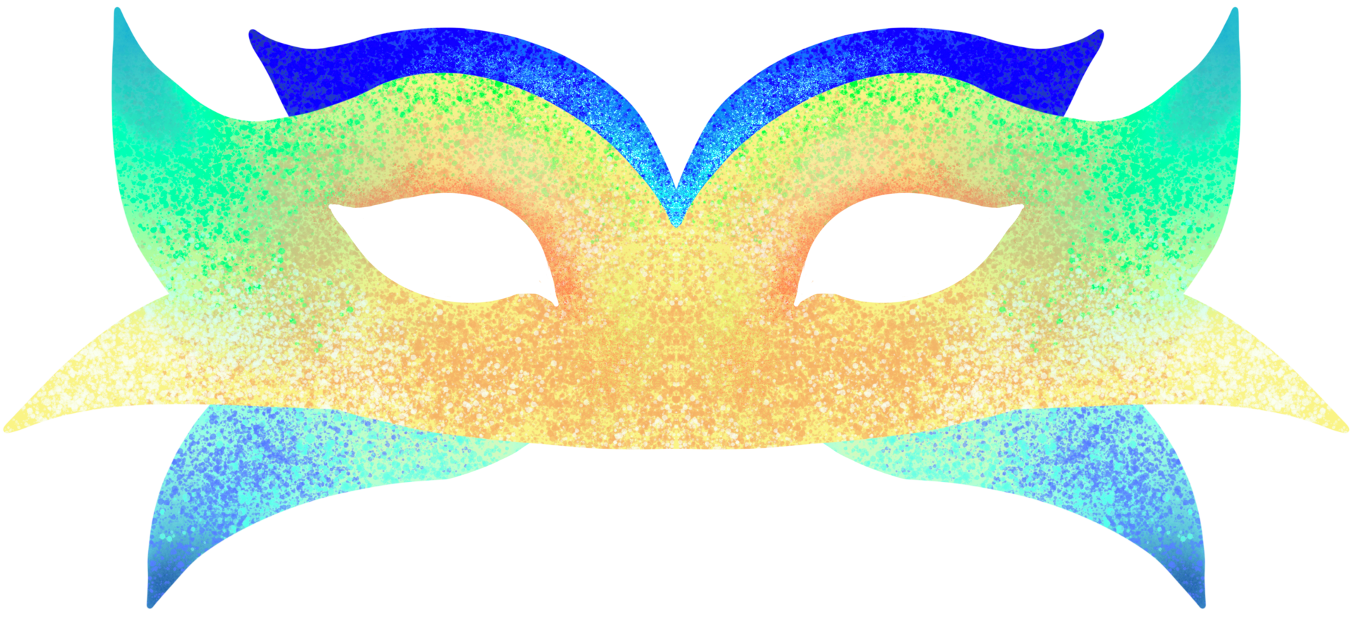Carnival mask isolated png