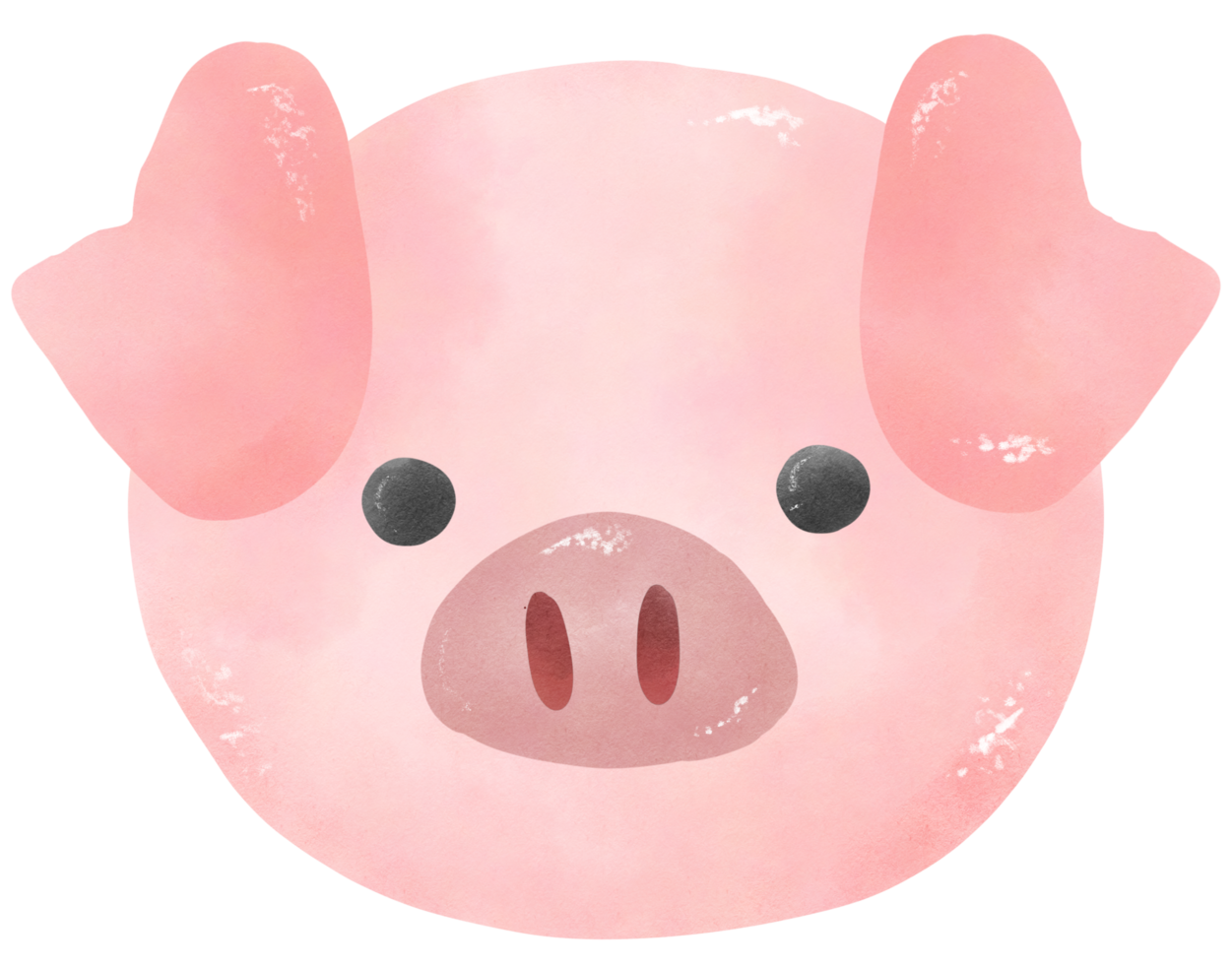Pig head animal png