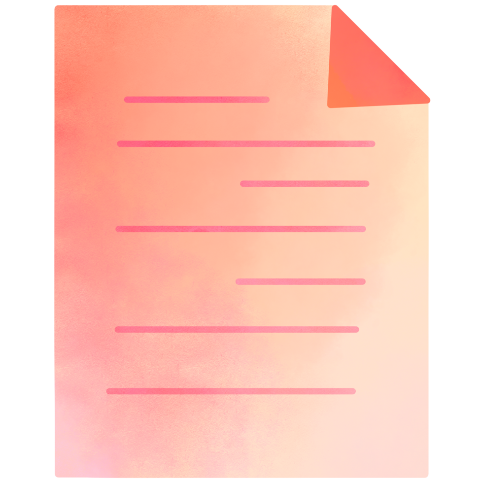 Sprints Backlog paper document png