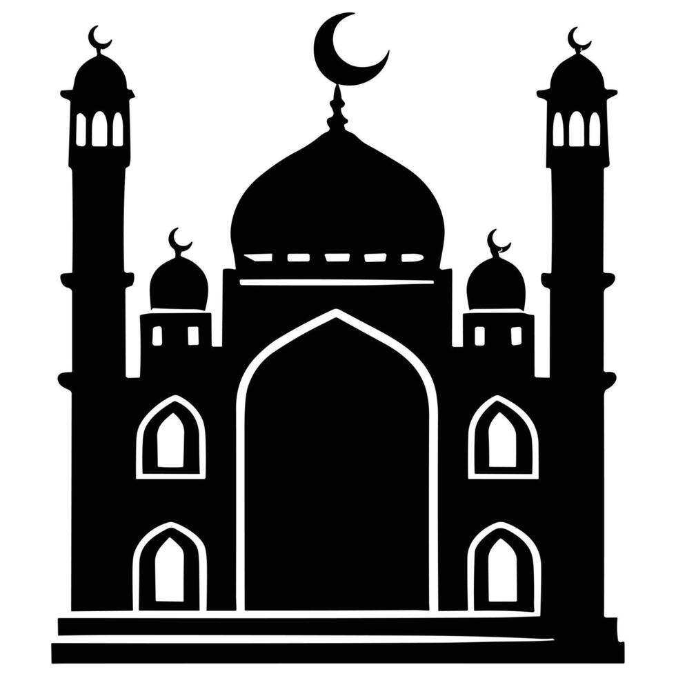Ramadan mosque ,Islamic mosque ,masjid vector
