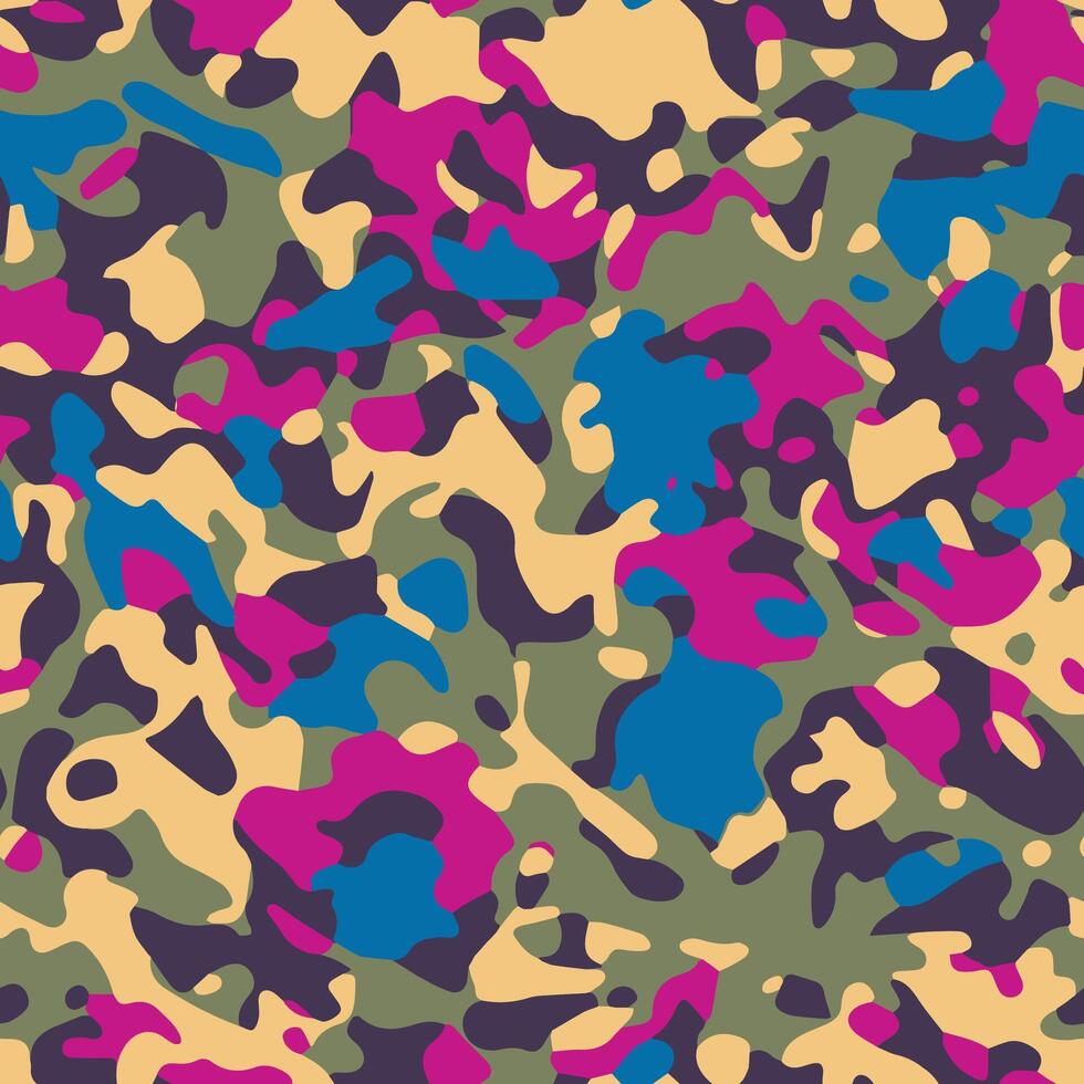 camouflage pattern, seamless camouflage design vector