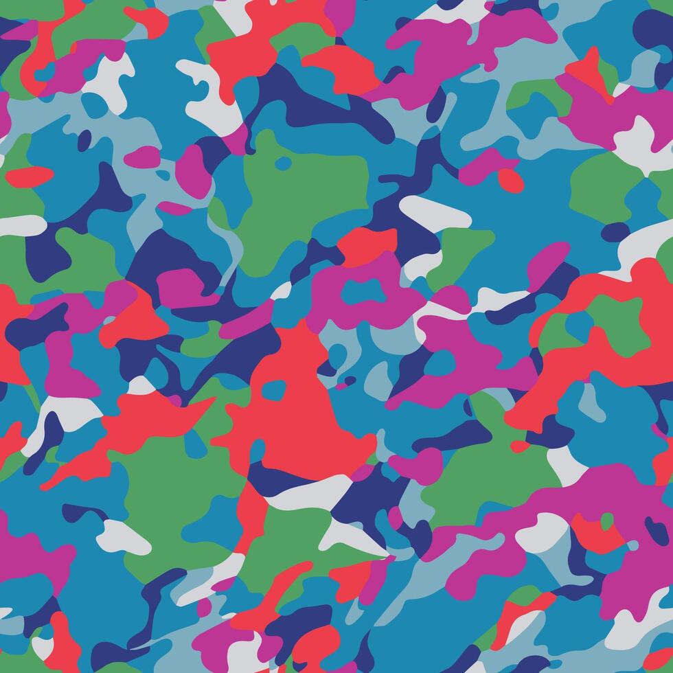 camouflage pattern, seamless camouflage design vector