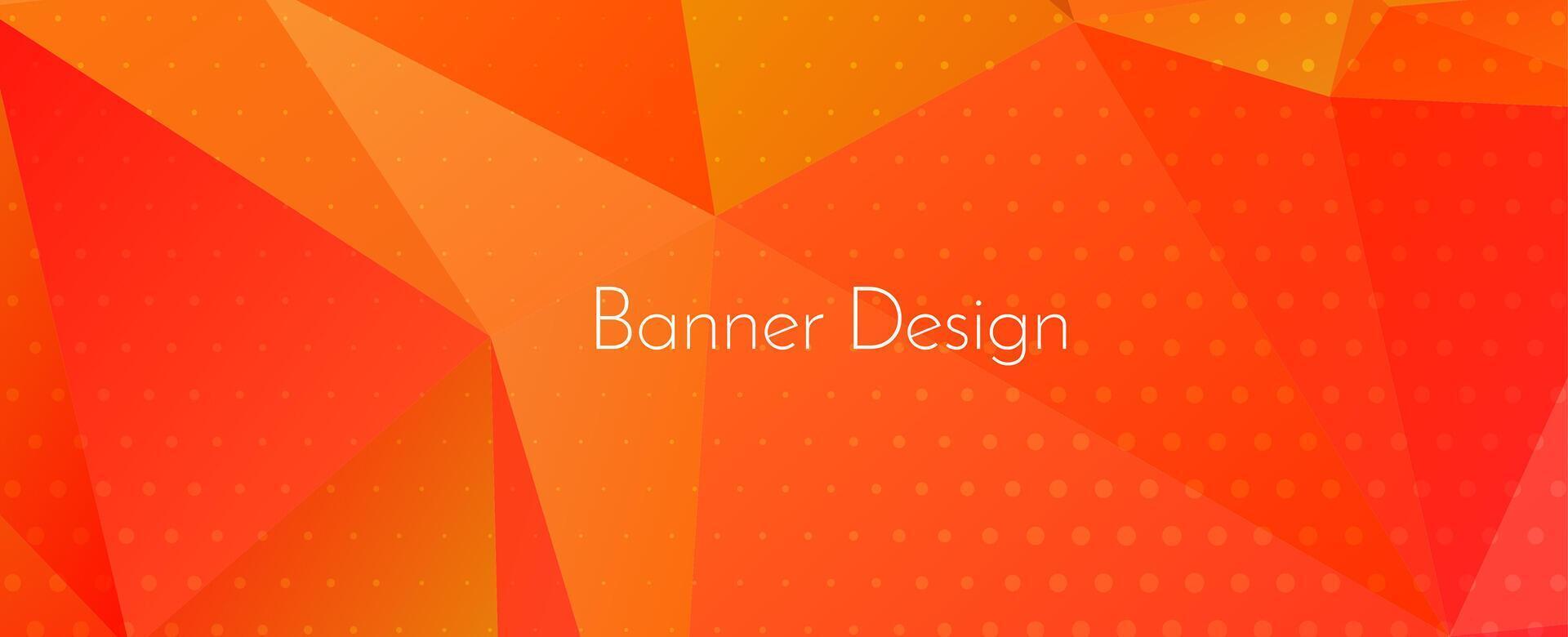 Fondo de patrón de banner elegante geométrico abstracto con estilo moderno vector