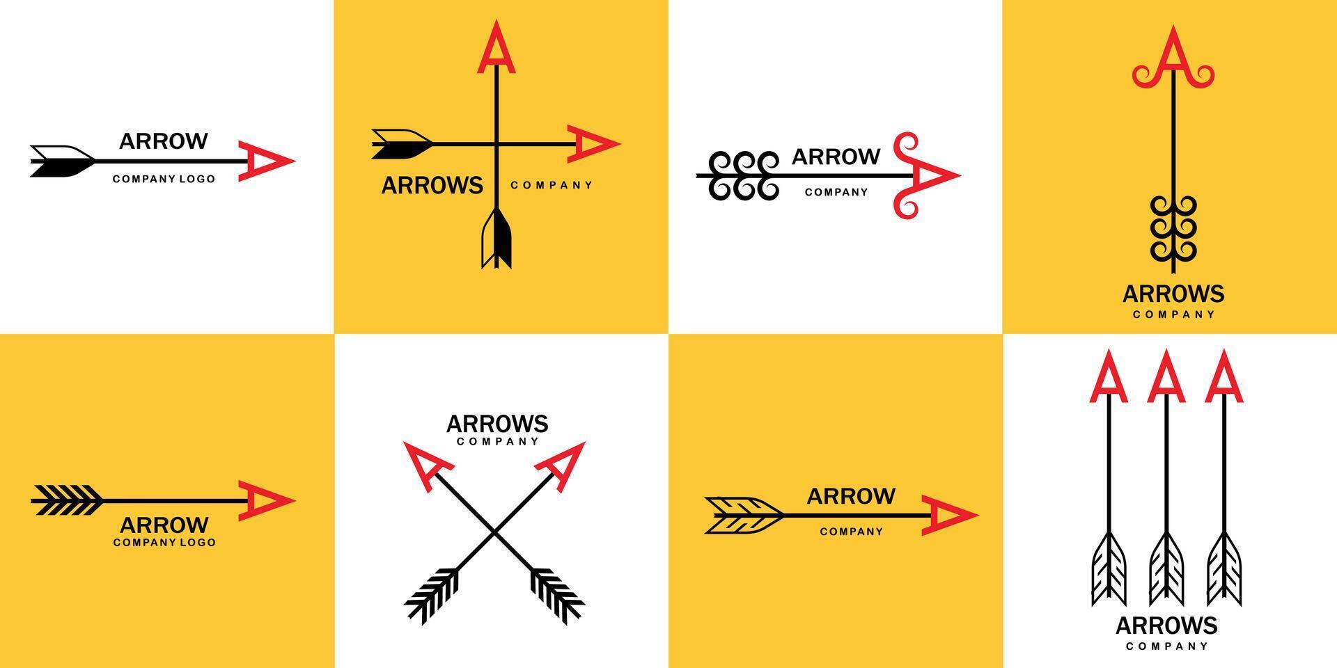 Modern Arrow Logo designs concept vector