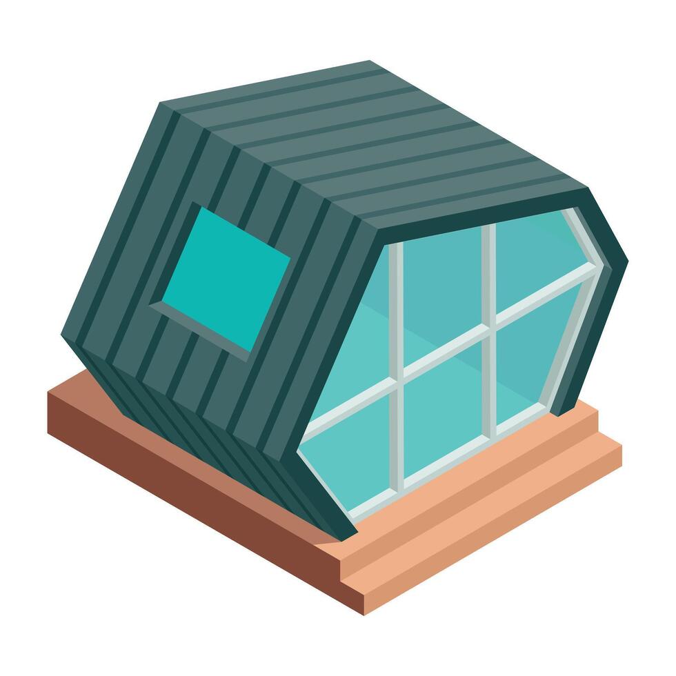 Modern Buildings Icon vector