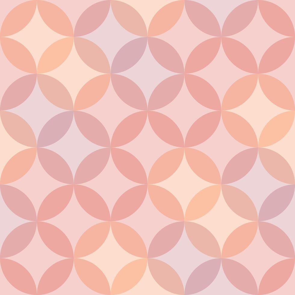 Retro Pattern Background Peach Fuzz Tone vector