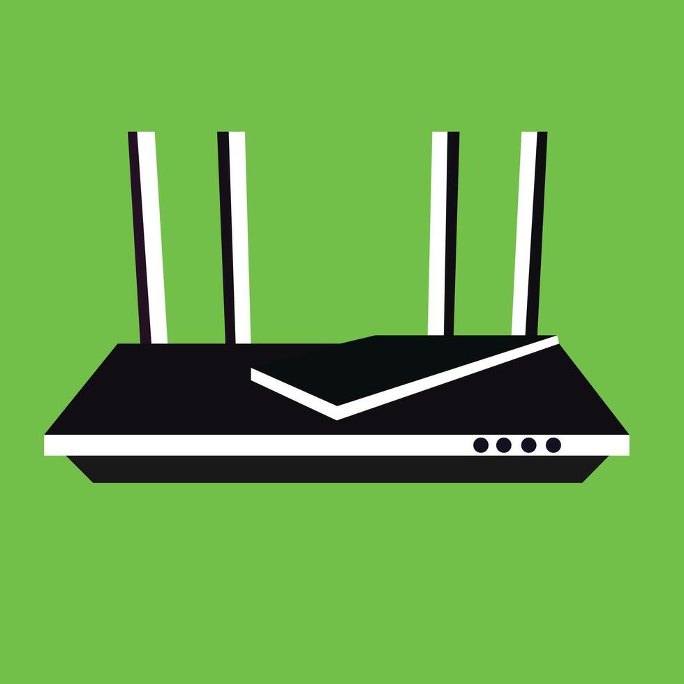 Wifi router vector illustration eps