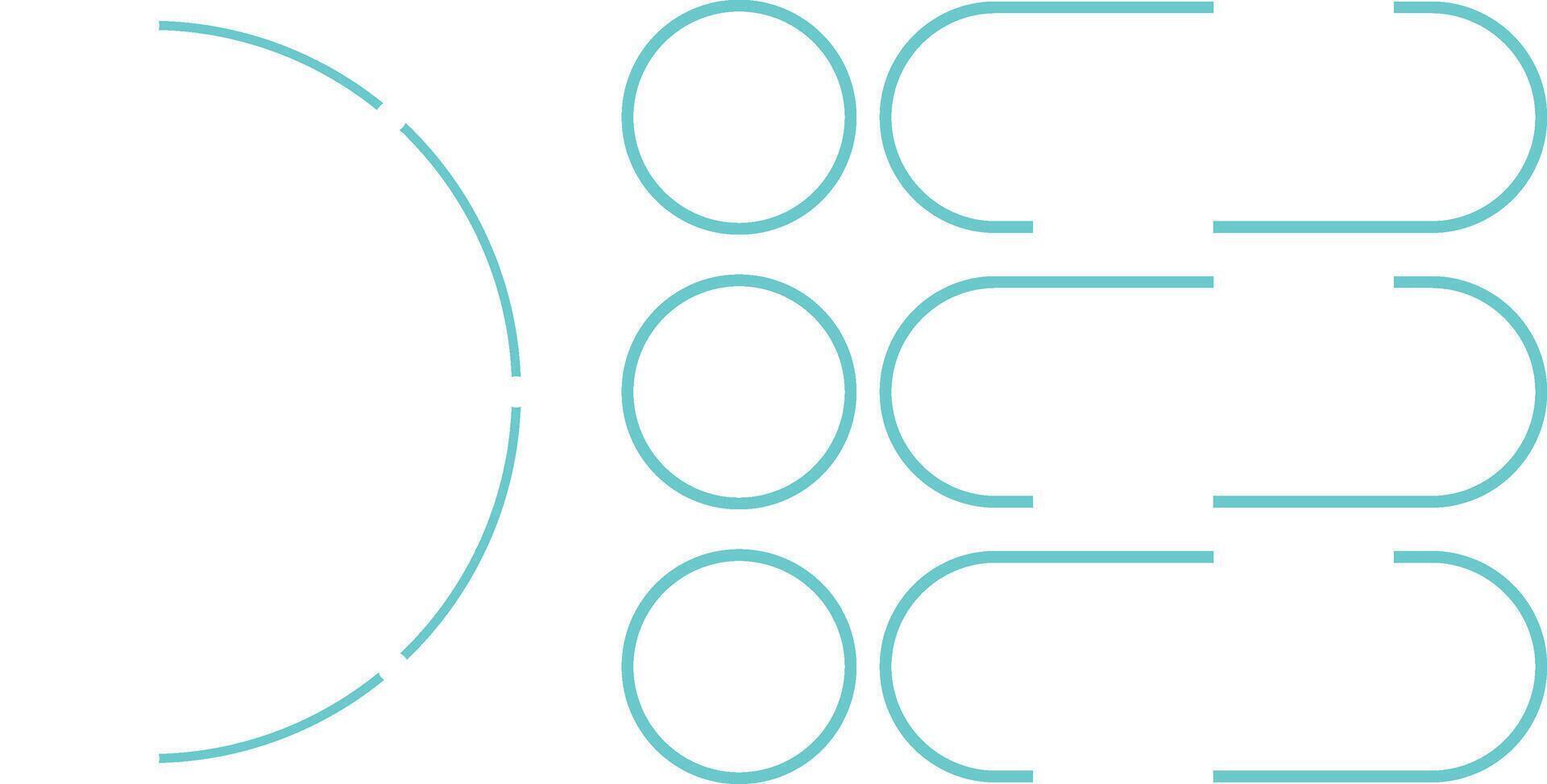 Modern infographics list vector element