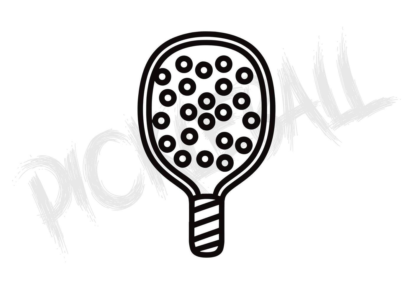 pickleball vector silueta plantillas. jugar, pickleball vector, pelota, torneo, logo, juguetón, patio de recreo