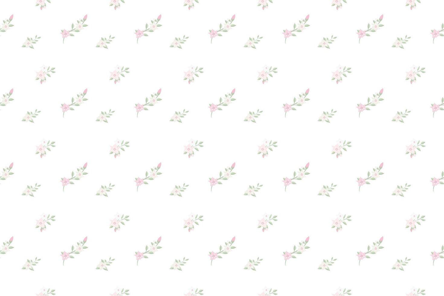 set of object and flower vector arrange as seamless pattern background