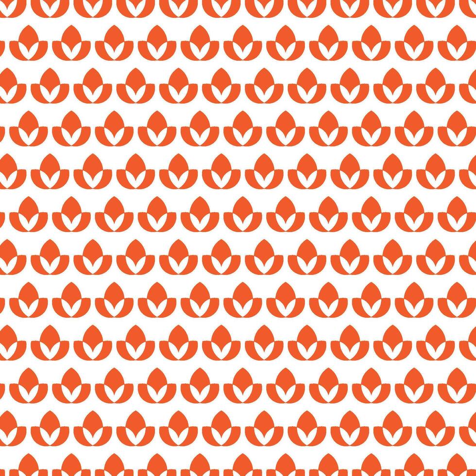 Abstract simple pattern design, geometric pattern shape with leaf, round vector template