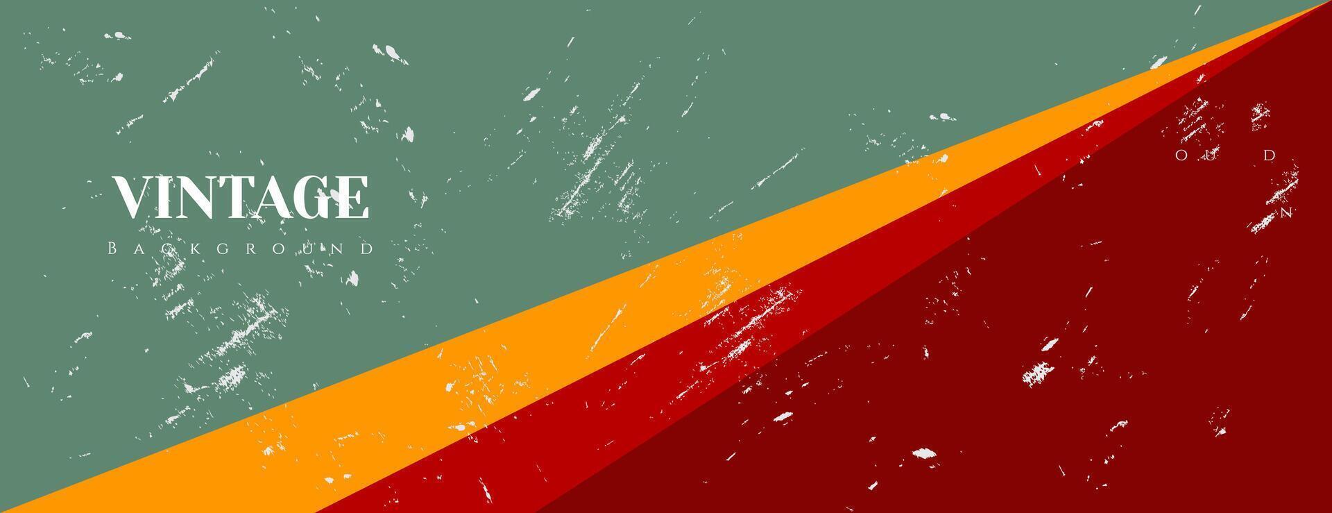 Clásico resumen antecedentes con arañazos textura. retro bandera diseño. vector ilustración