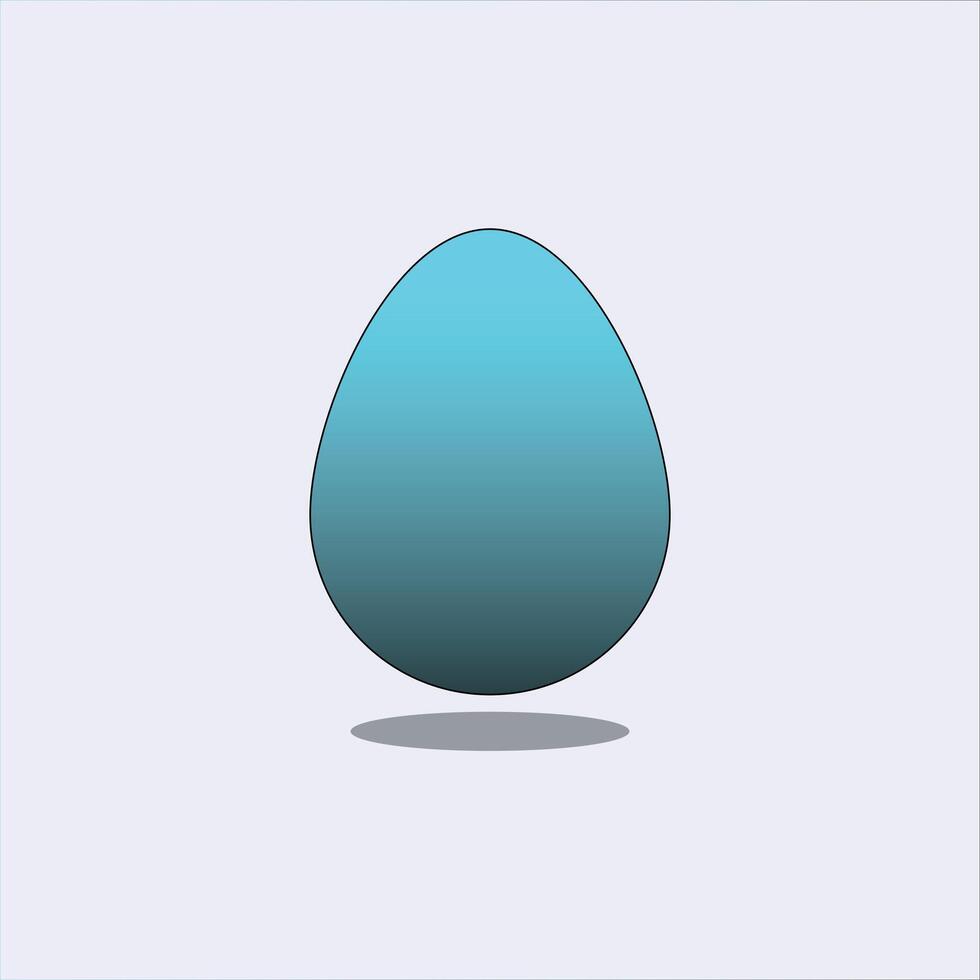 vector ilustración en Pascua de Resurrección huevos