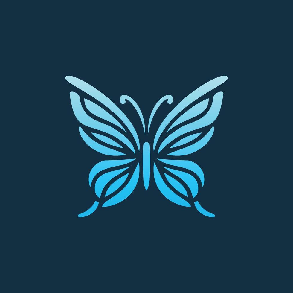 Butterfly illustration design vector Use T-shirt Logo anywhere