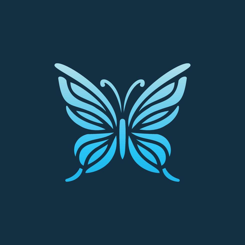 mariposa ilustración diseño vector utilizar camiseta logo en cualquier sitio