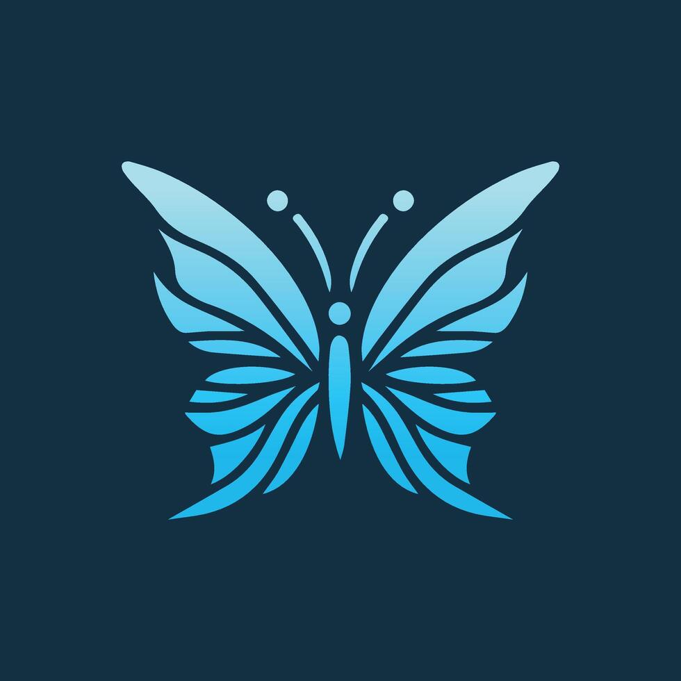 Butterfly illustration design vector Use T-shirt Logo anywhere