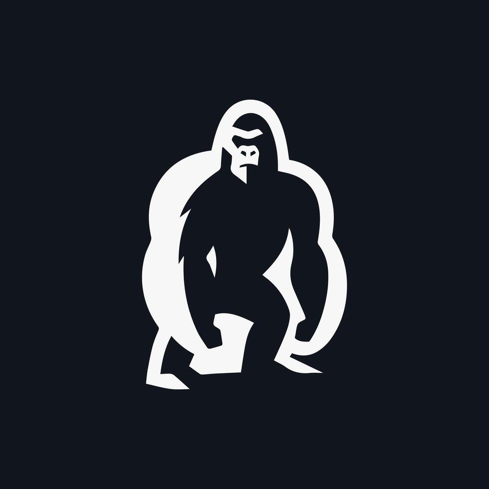 gorila logo vactor arte, utilizar tu logo vector