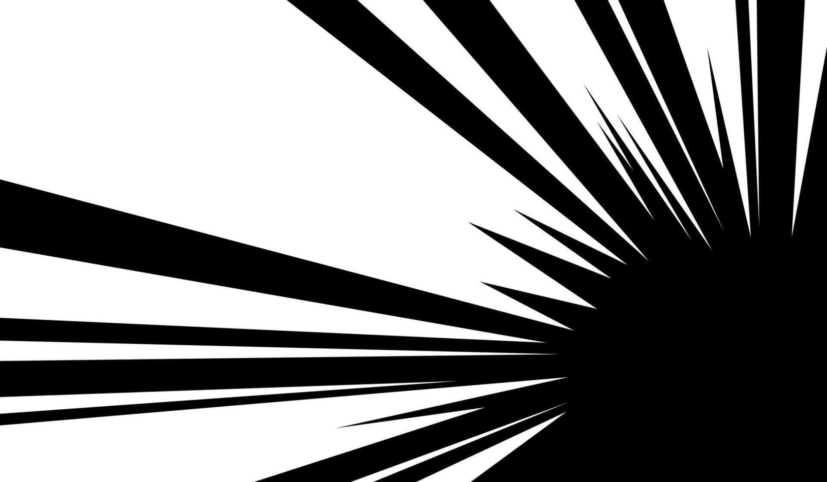 velocidad línea efecto manga cómic vector antecedentes elemento. dibujos animados ilustración de radial explosión movimienot. adecuado para libro, revista, póster, obra de arte