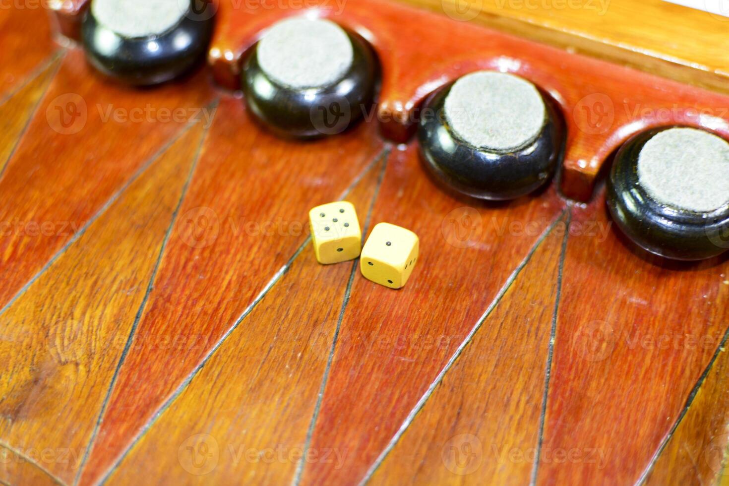 Backgammon. Backgammon handmade. photo