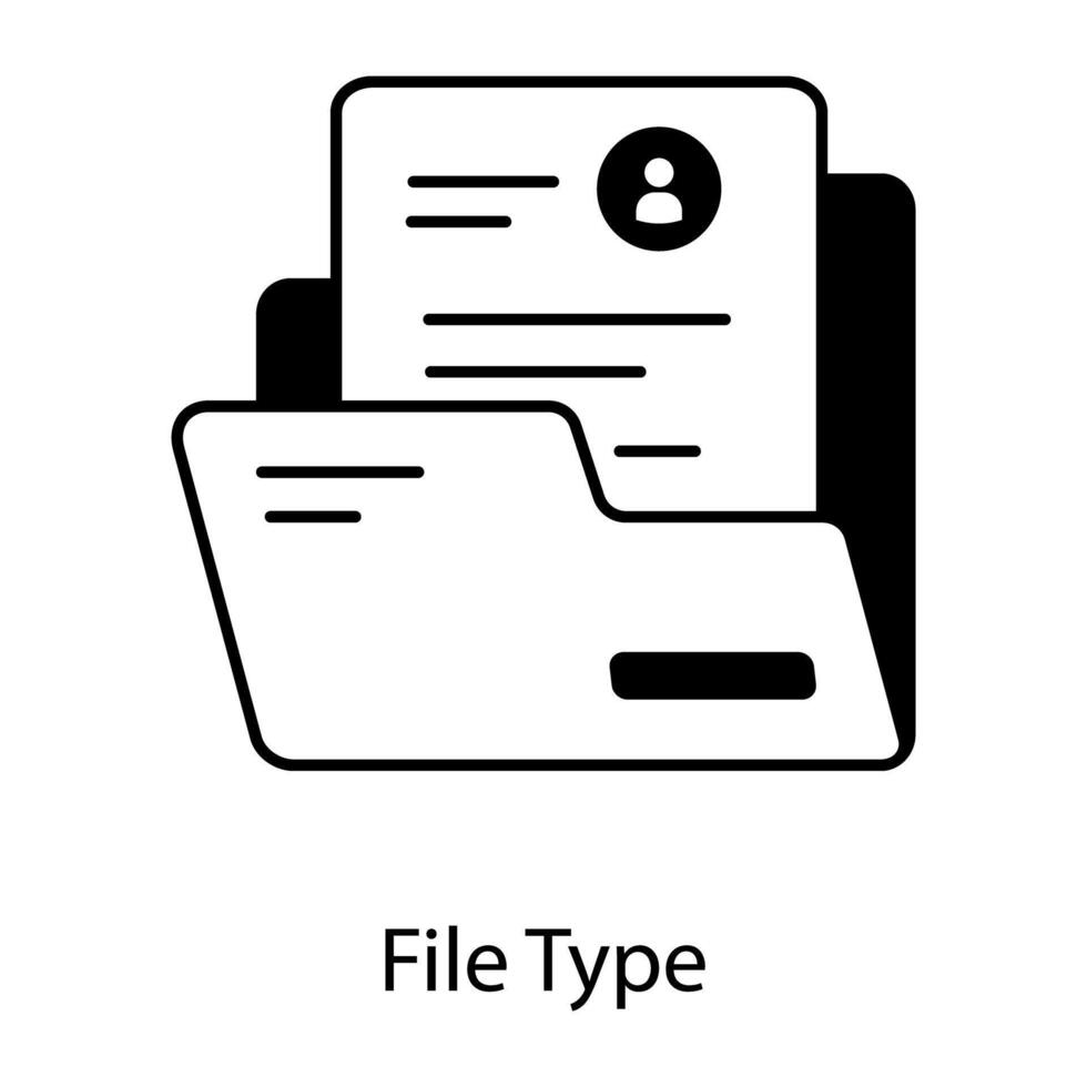 Files Linear Icon vector