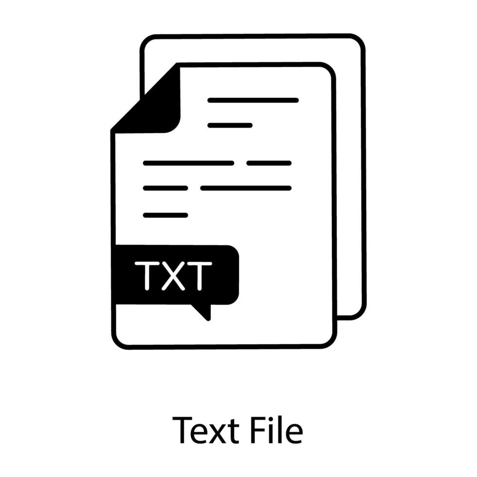 Data Files Linear Icon vector