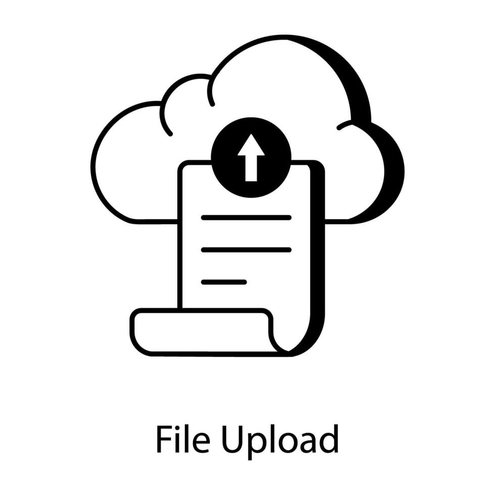 Documents Linear Icon vector