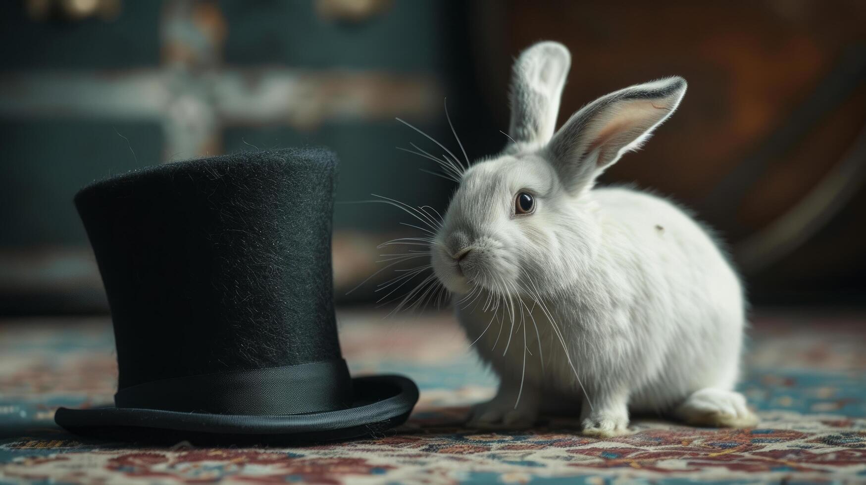 AI generated Magic background for magician advertising photo