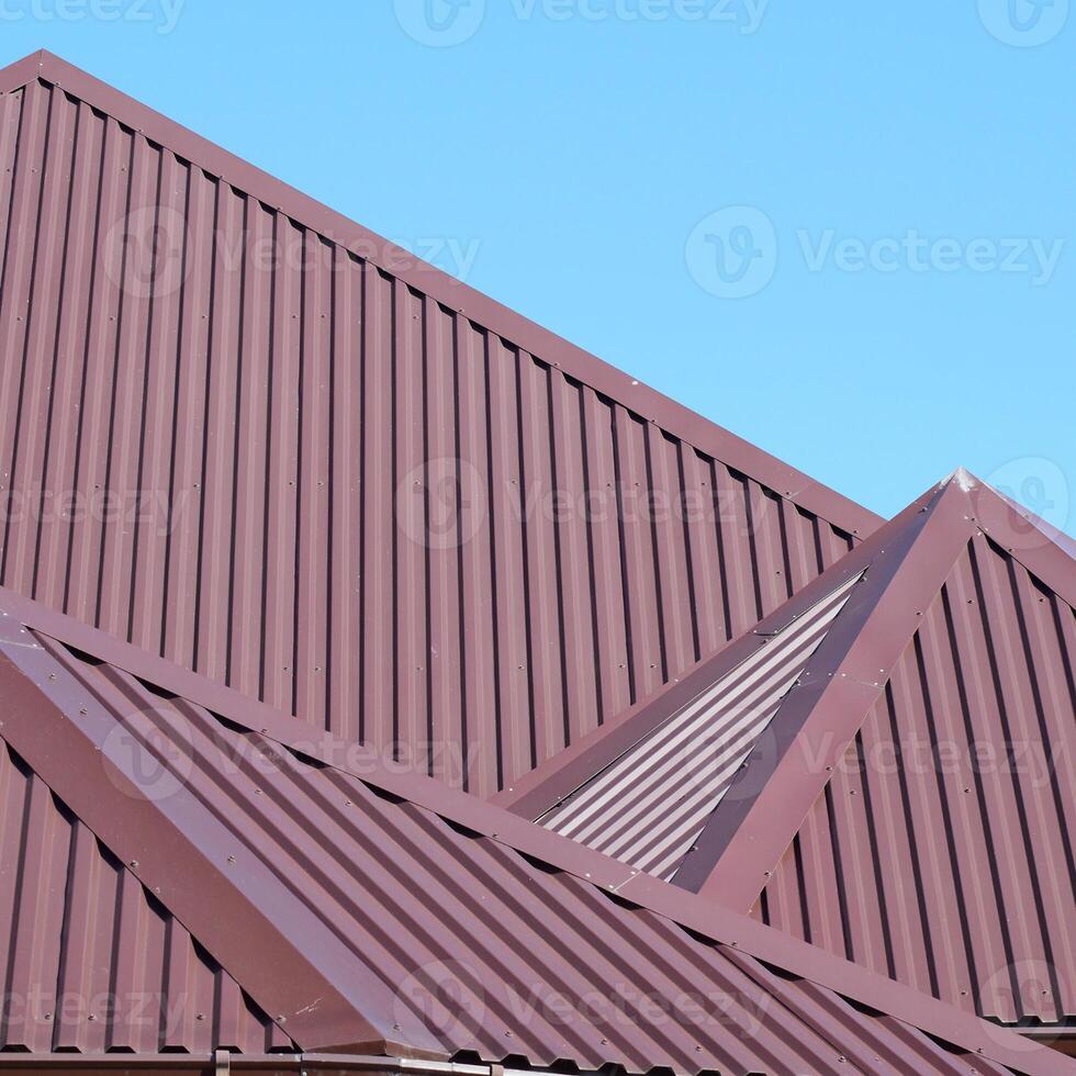 Roof metal sheets photo