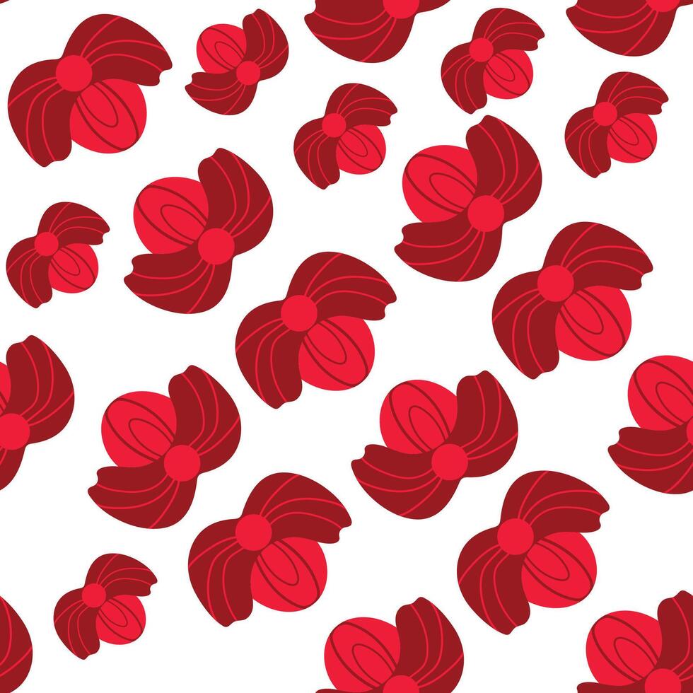 Seamless flower pattern vector