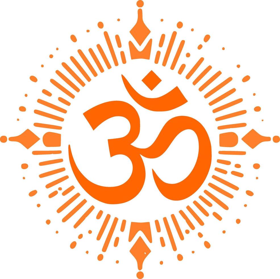 Om Religion Symbol vector