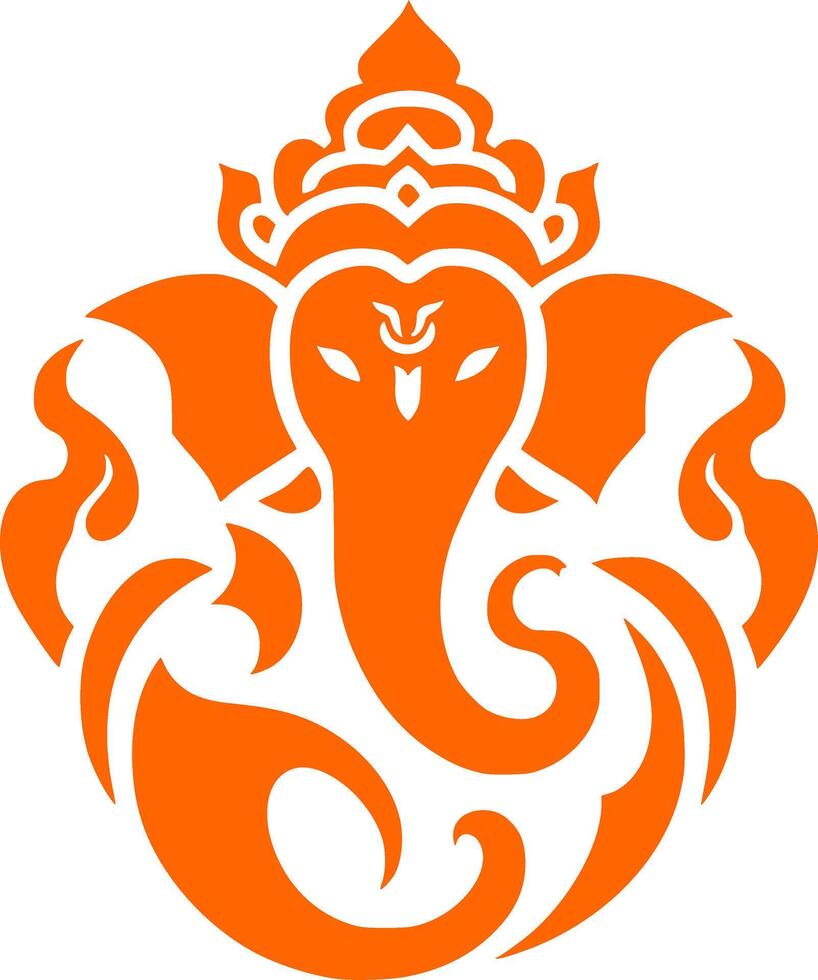 dios hindú ganesha vector