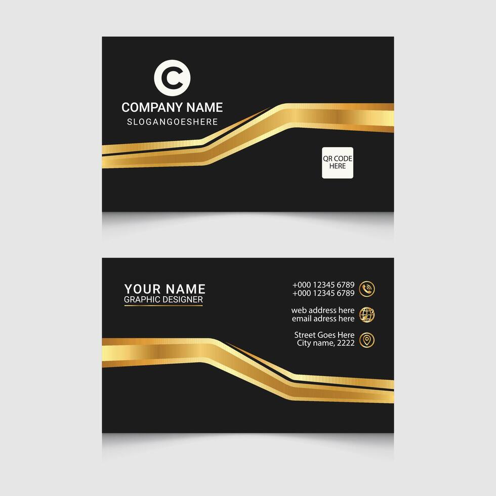 Corporate Business Card Template vector