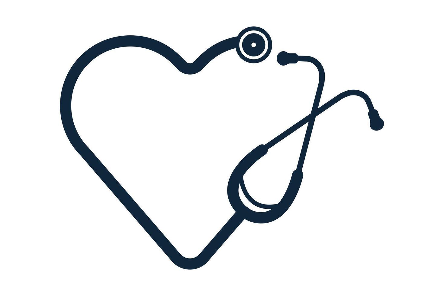 Stethoscope Heart Vector, Medical Stethoscope Heart Shape Vector, Stethoscope Pulse Vector, Heart Health Stethoscope Icon, Medical tools Vector, Stethoscope typography, Doctor, Nurse vector