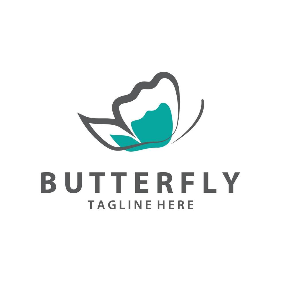 Butterfly logo. Luxury line logotype design. Universal premium butterfly symbol logotype. vektor design vector