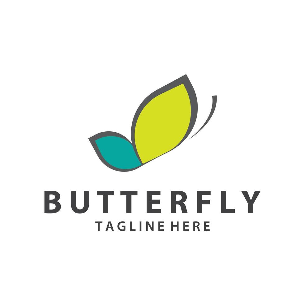 Butterfly logo. Luxury line logotype design. Universal premium butterfly symbol logotype. vektor design vector