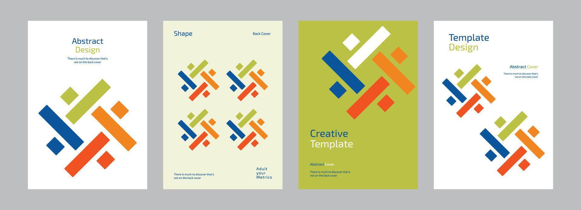 Isolated Report Template. Creative Business Presentation Layout. Geometric Brochure Design. Background. Book Cover. Flyer. Poster. Banner. Brand Identity. Portfolio. Catalog. Notebook. Advertising vector