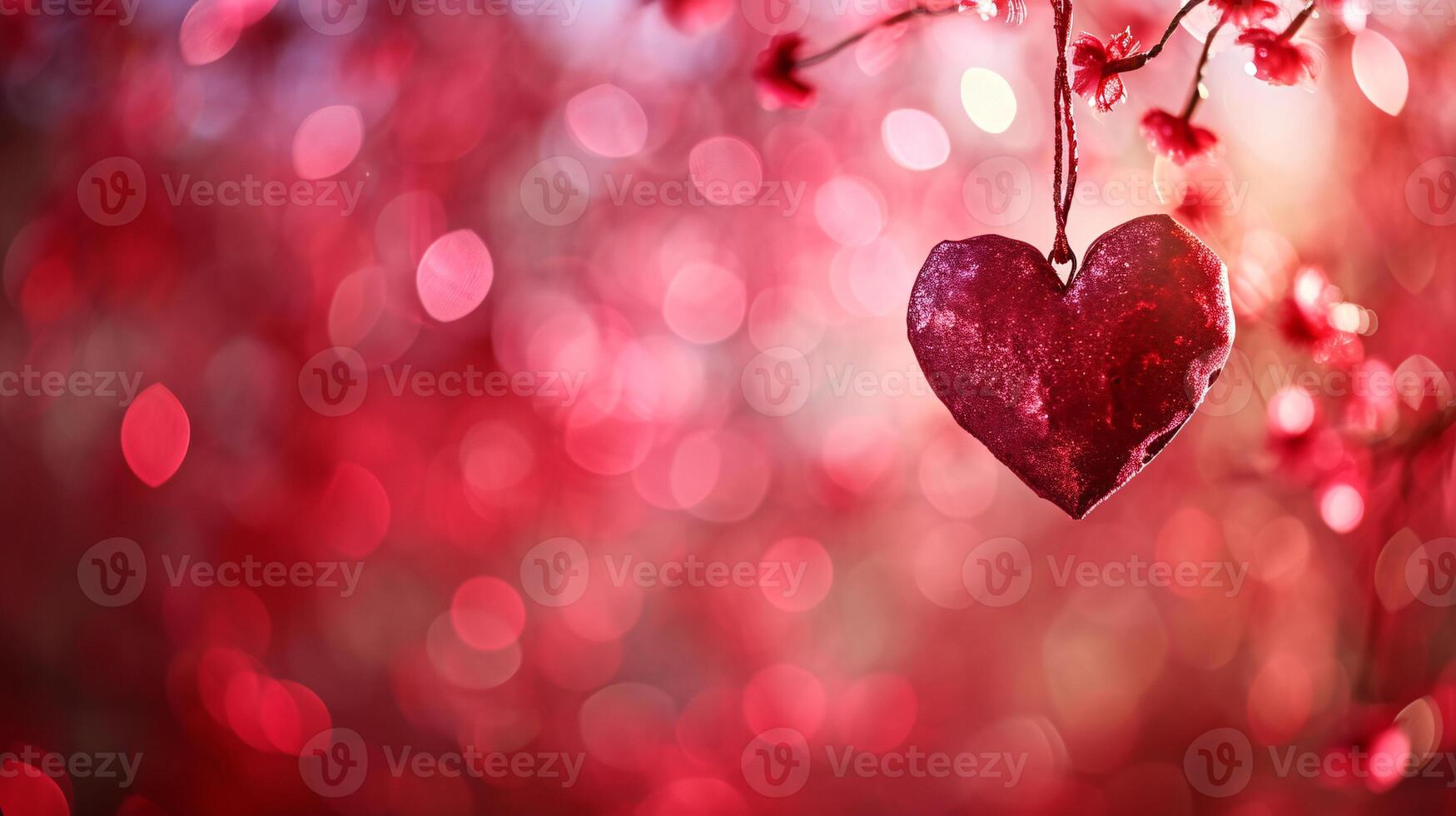 AI generated Happy Valentine's Day background.Promotion and shopping template or background for Love and Valentine's day concept. Wallpaper, flyers, invitation, posters, brochure, banners. photo
