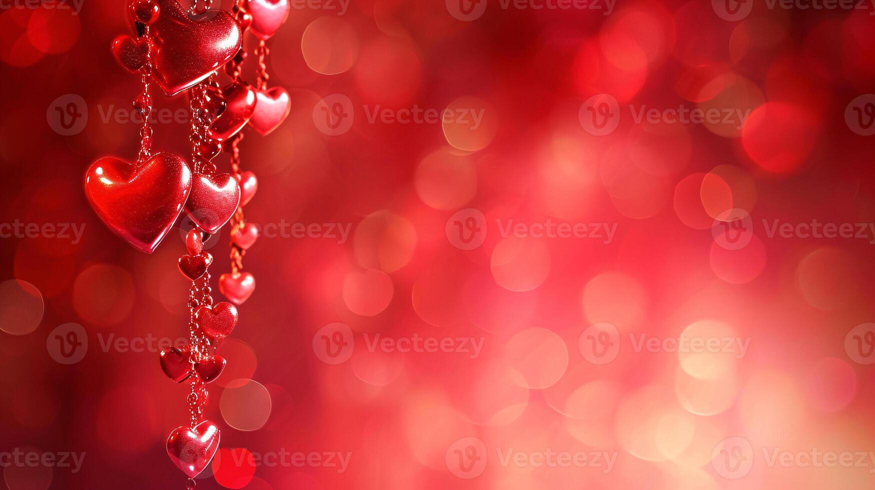 AI generated Happy Valentine's Day background.Promotion and shopping template or background for Love and Valentine's day concept. Wallpaper, flyers, invitation, posters, brochure, banners. photo