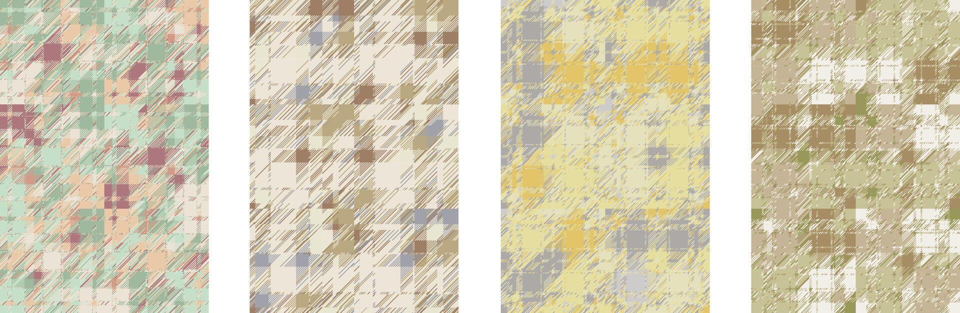 Set abstract vector backgrounds. Grunge texture seamless patterns.