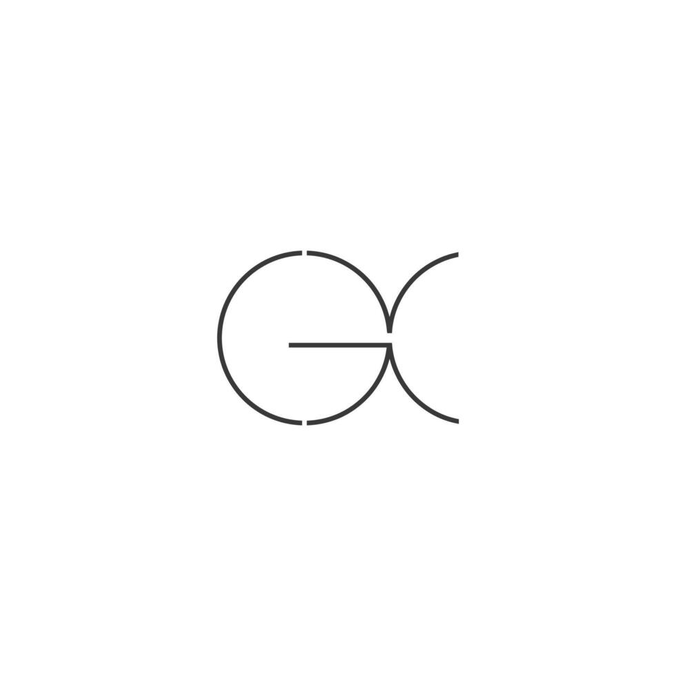 Alphabet letters Initials Monogram logo GX, XG, X and G vector
